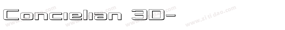 Concielian 3D字体转换